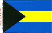 Bahamas Flag Decal Stickers
