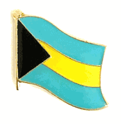 Bahamas Flag Lapel Pin - Single