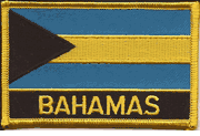 Bahamas Flag Patch with Name