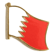 Bahrain Flag Lapel Pin - Single