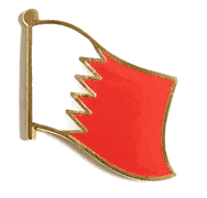 Bahrain Flag Lapel Pin - Single