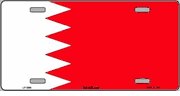 Bahrain Flag License Plate