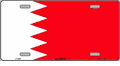 Bahrain Flag License Plate