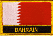 Bahrain Flag Patch With Name