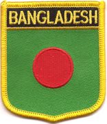 Bangladesh Flag Shield Patch