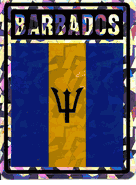 Barbados Vinyl Reflective Decal