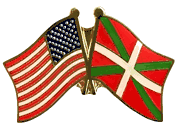 Basque Country Flag Double Lapel Pin