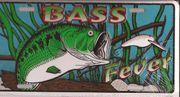 Bass Fever License Plate