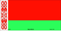 Belarus Flag License Plate