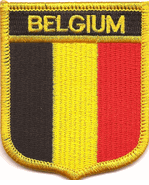 Belgium Shield Flag Patch