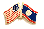 Belize Flag Lapel Pin - Double