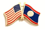 Belize Flag Lapel Pin - Double