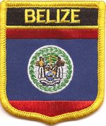 Belize Flag Shield Patch