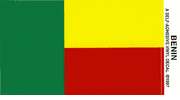 Benin Flag Decal Sticker