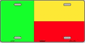 Benin Flag License Plate