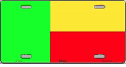 Benin Flag License Plate