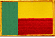 Benin Flag Patch - Rectangle