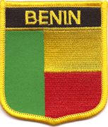 Benin Flag Shield Patch