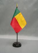 Benin Miniature Desk Flag