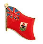 Bermuda Flag Lapel Pin - Single