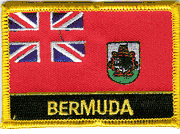 Bermuda Flag Patch with Name