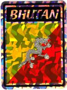 Bhutan Vinyl Reflective Decal