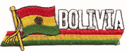 Bolivia Descriptive Flag Patch
