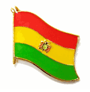 Bolivia Flag Lapel Pin - Single