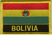 Bolivia Flag Patch with Name