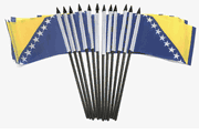 Bosnia & Herzegovina 4"x6" Polyester - 12 Per Pack