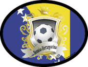 Bosnia-Herzegovina Soccer Flag It Oval Decal