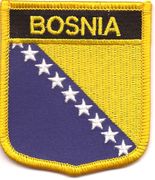 Bosnia & Herzegovina Flag Shield Patch