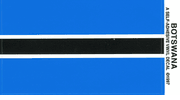 Botswana Flag Decal Sticker