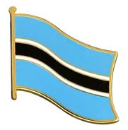 Botswana Flag Lapel Pin - Single