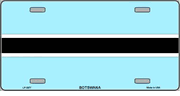 Botswana Flag License Plate
