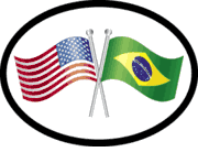 Brazil Friendship Flag-It Oval Decal