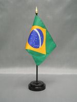 Brazil Miniature Desk Flag