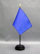 Bright Blue Miniature  Desk Flags - 4" x 6"
