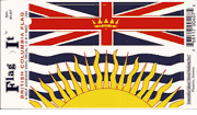 British Columbia Flag Decals