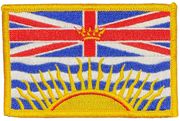 British Columbia Flag Patch