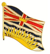 British Columbia Lapel Pin - Single