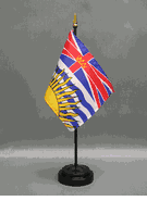 British Columbia Miniature Desk Flag