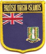 British Virgin Island Flag Shield Patch