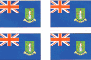 British Virgin Island Flag Stickers