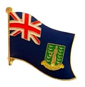 British Virgin Islands Flag Lapel Pin - Single