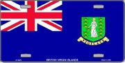 British Virgin Islands Flag License Plate
