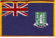 British Virgin Islands Flag Patch - Rectangle
