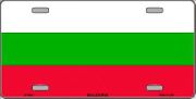 Bulgaria Flag License Plate