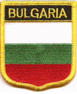 Bulgaria Flag Shield Patch
