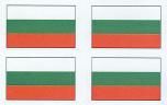 Bulgarian Flag Stickers - Sheet of 50